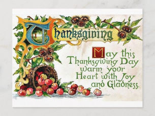 Best Deals! Vintage Thanksgiving Greetings Holiday Postcard