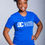 Thumbnail: IDC Blue T-Shirt  - White Print