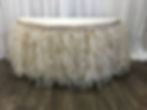 Champagne Curly Willow Skirt