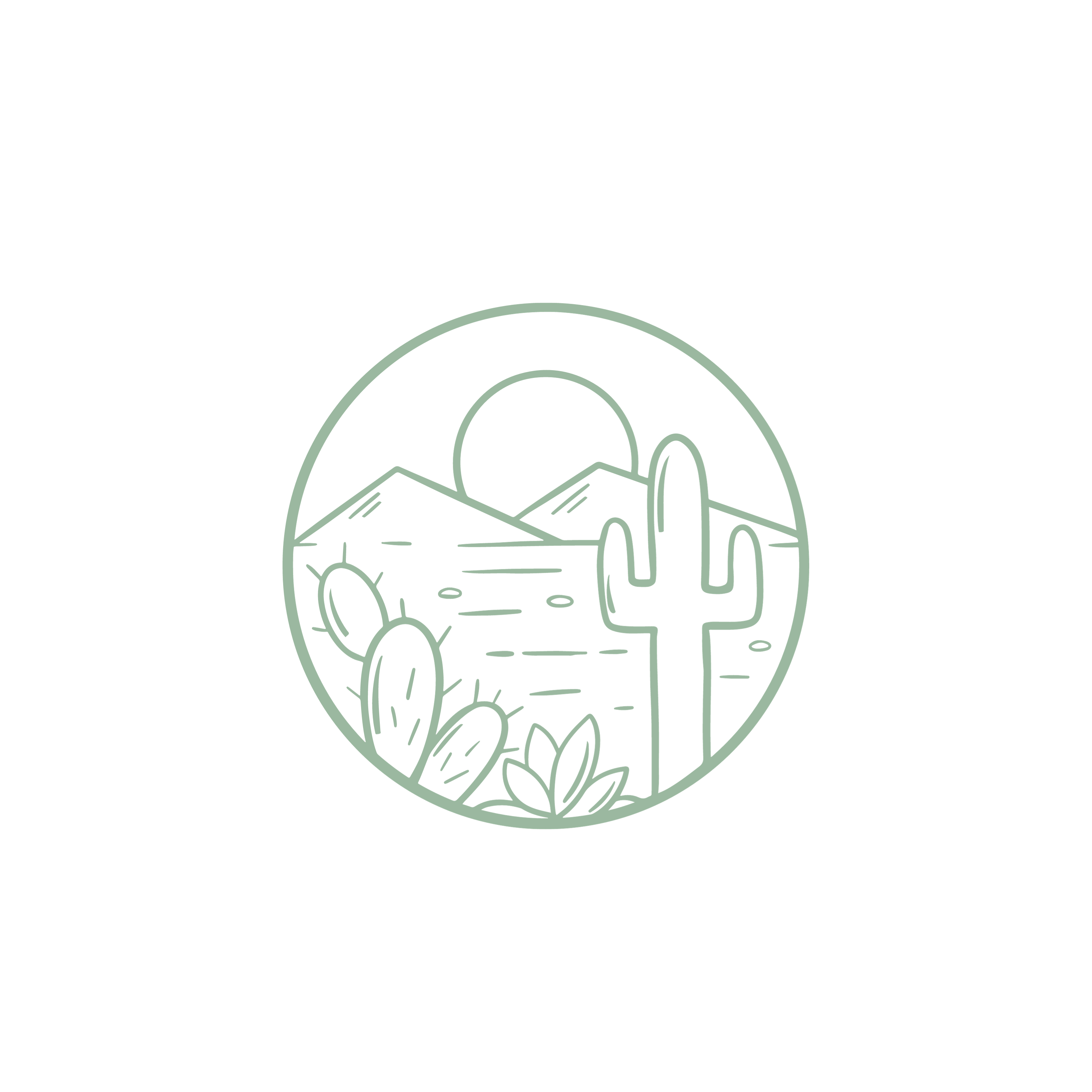 Simple Line Art Sticker