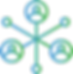 Icon showing a network of connected user avatars, symbolizing the integration of digital health solutions for personalized dementia care to enhance quality of life.