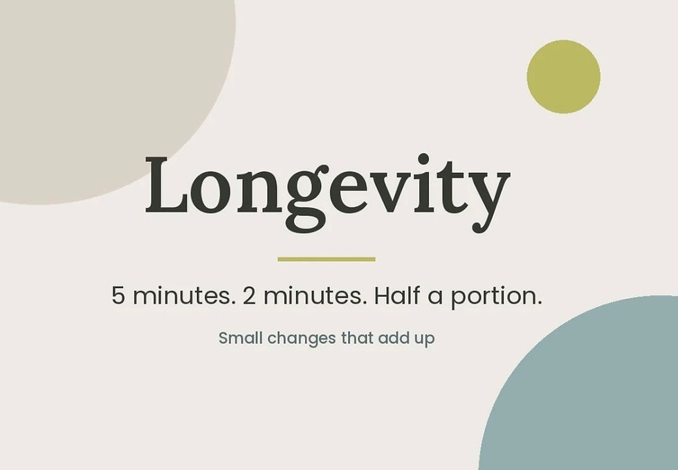 The smallest changes that add up to a year