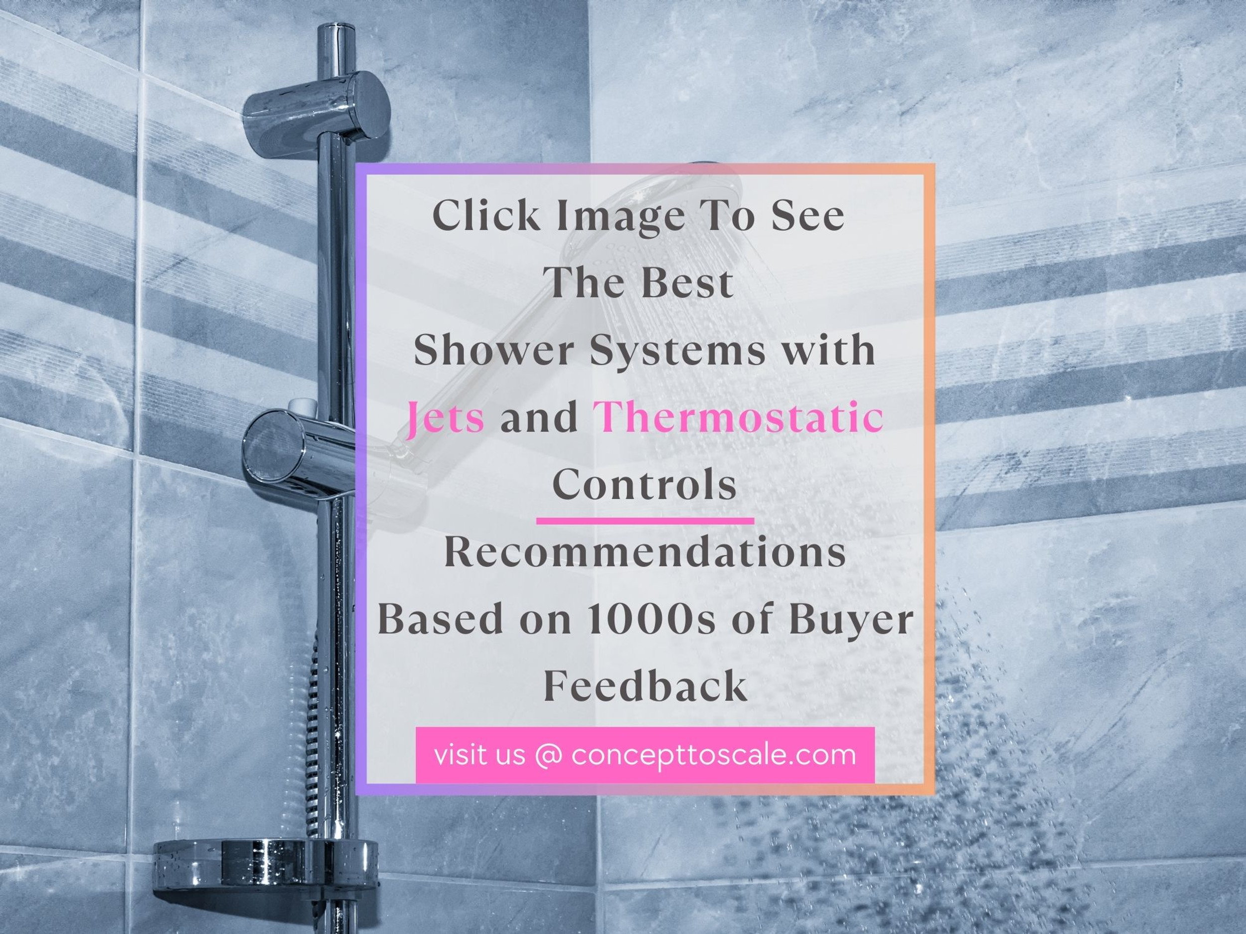 Best Shower Systems With Jets And Thermostatic Controls