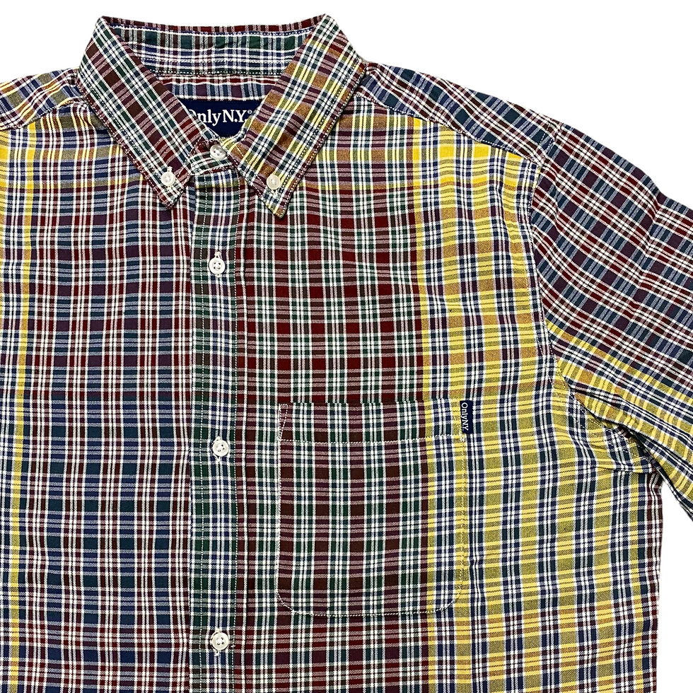 サムネイル： Only NY / Ombre Plaid Pocket Shirt