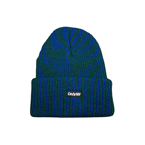 日本未入荷UNALLOYEDのPRINTED BEANIE 全2色 Only NY / 2-Tone Ribbed Logo Beanie | 12STADIUM