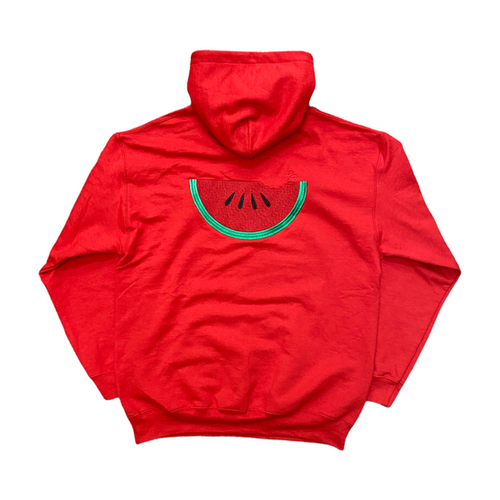 WATERMELONISM / Embroidered Big Logo Hoody | 12STADIUM