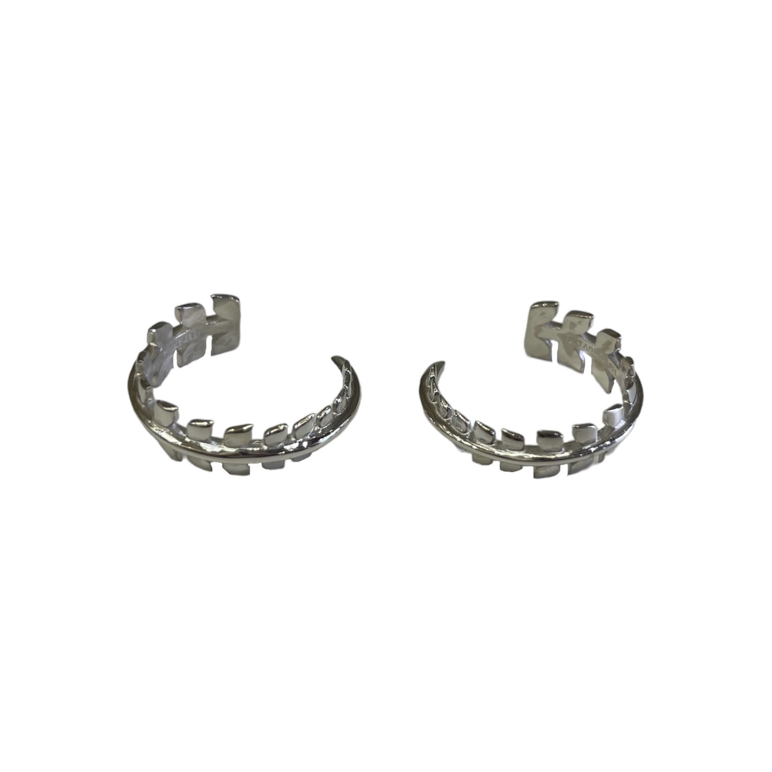 12AUTHENTIC / 12 Shida Silver Pair Ring