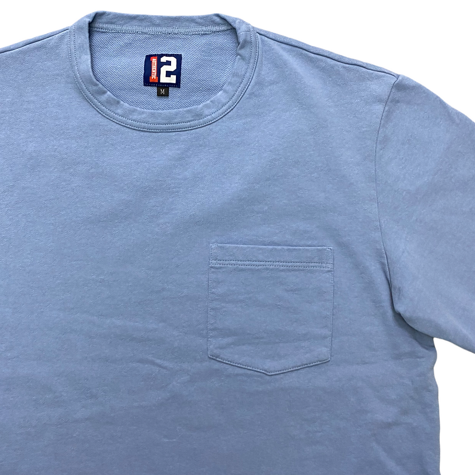 サムネイル： 12AUTHENTIC / 12 Washed Pile Sweat Pocket L/S Shirt