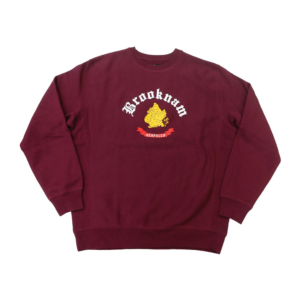 ACAPULCO GOLD / Brooknam Crewneck Sweat Shirt