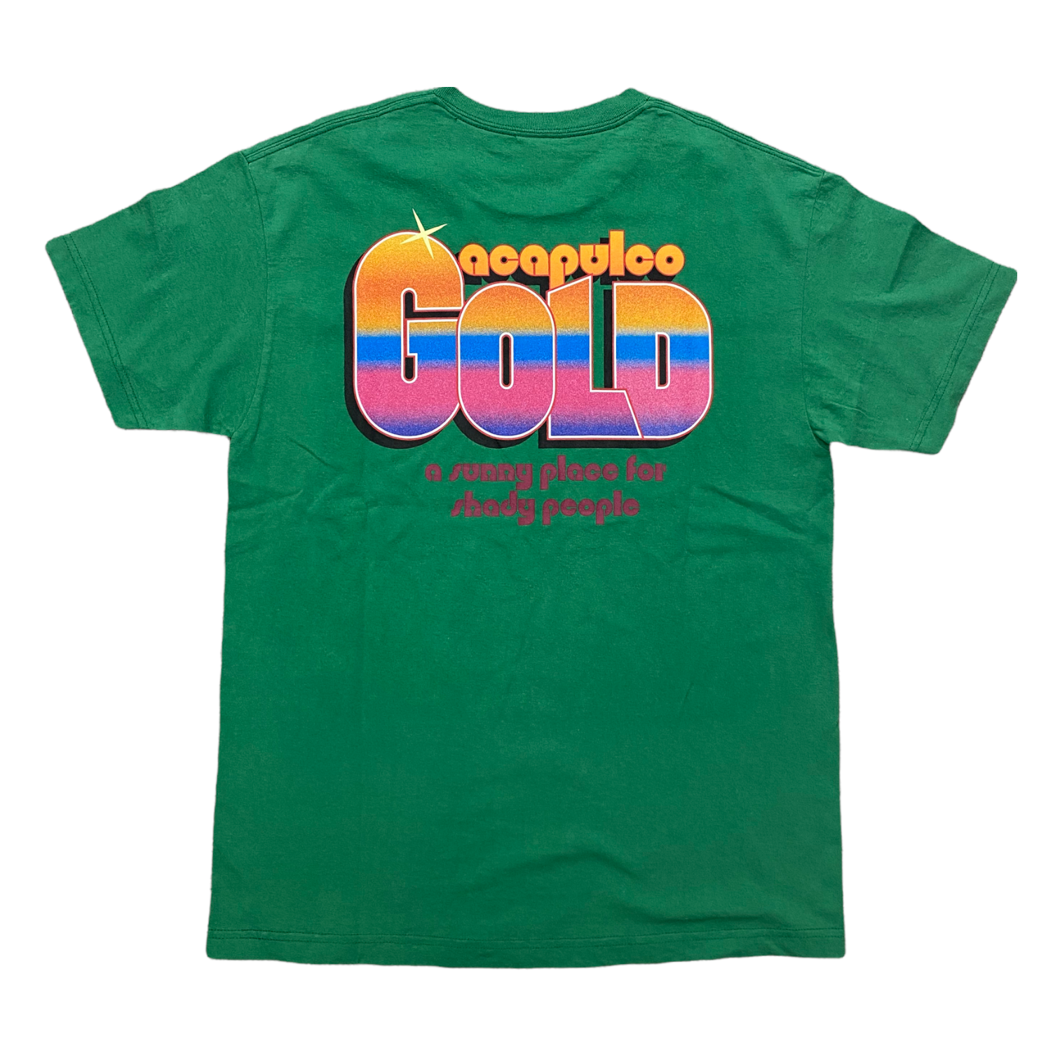 ACAPULCO GOLD / Retro Logo Tee (Chemical Washed)