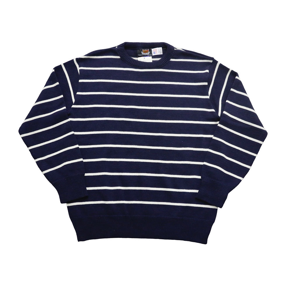 Binghamton / Cotton Knit Stripe Crew