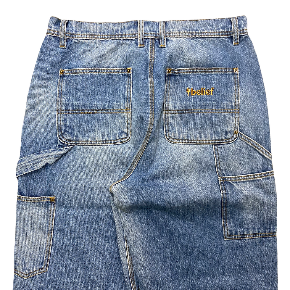 サムネイル： BELIEF / Denim Double Knee Pant