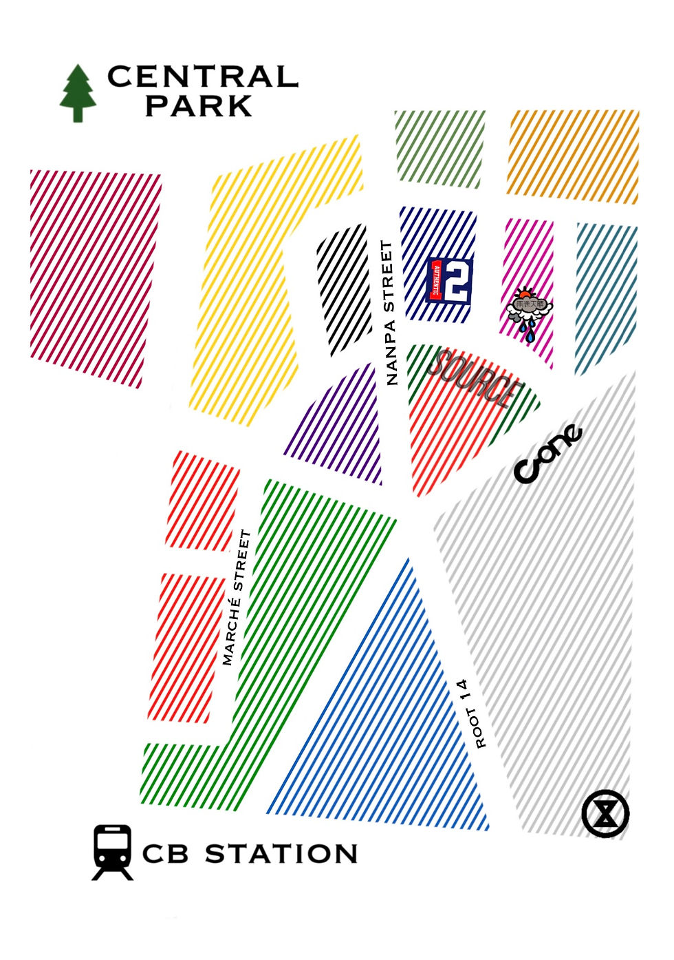 サムネイル： 12AUTHENTIC / 12 Maps T-Shirt