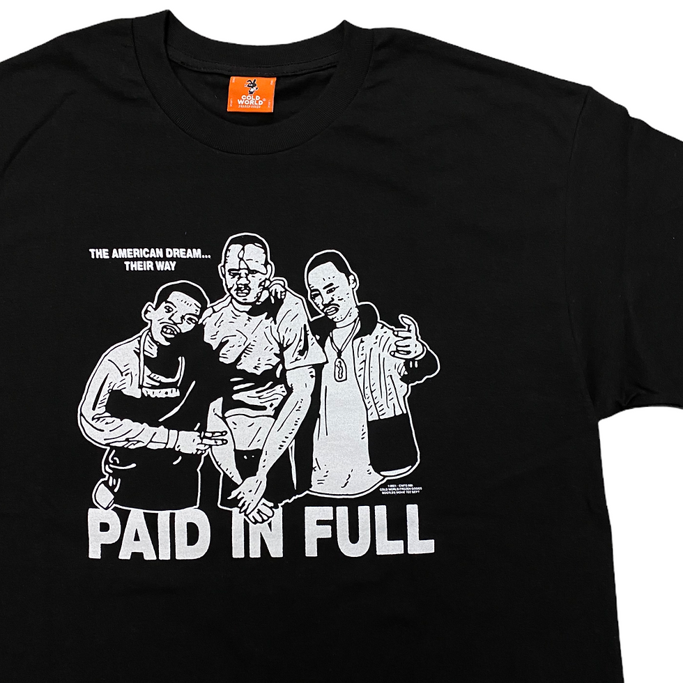 サムネイル： Cold World Frozen Goods / Paid in Full T-Shirt
