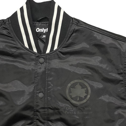 Only NY -NYC Collection - / NYC Parks Logo Satin Bomber | 12STADIUM 