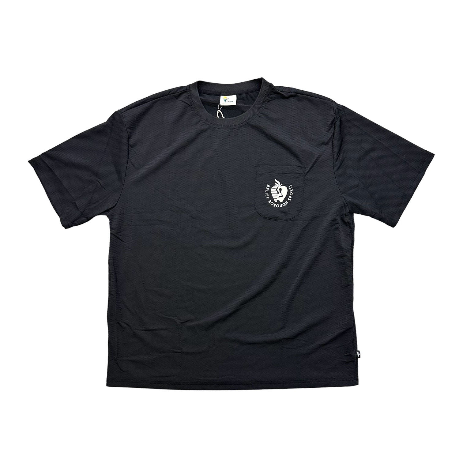 BELIEF / BOROUGH SPORTS MESH POCKET Tee