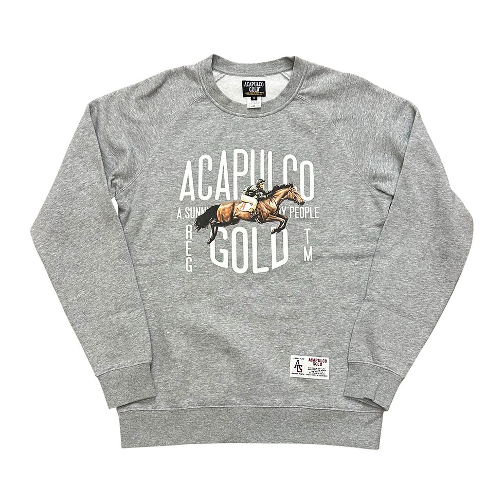 Acapulco Gold / Horse Race Raglan Crew Sweatshirt