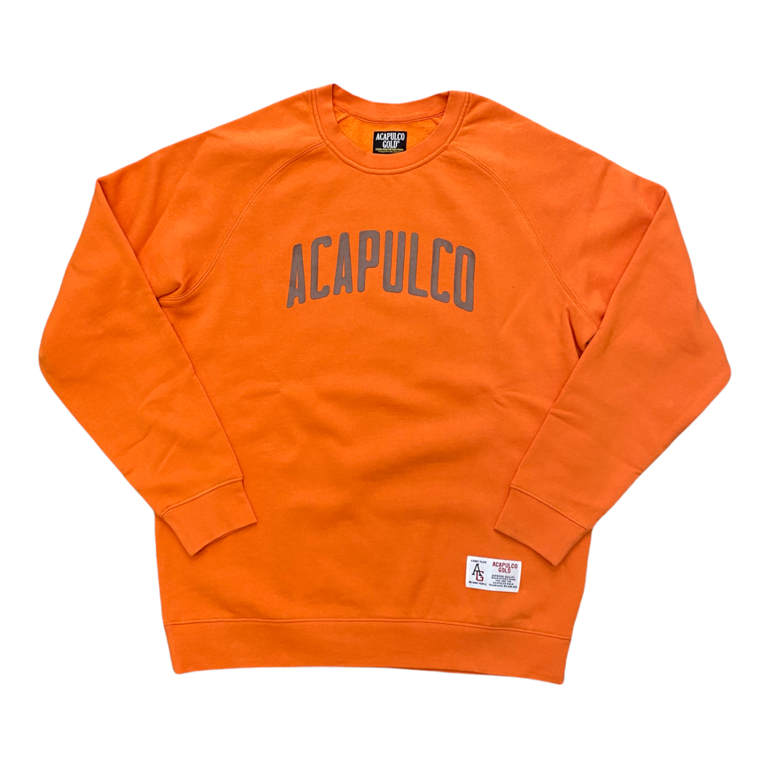 ACAPULCO GOLD / Varsity Raglan Sleeve Crew Sweat