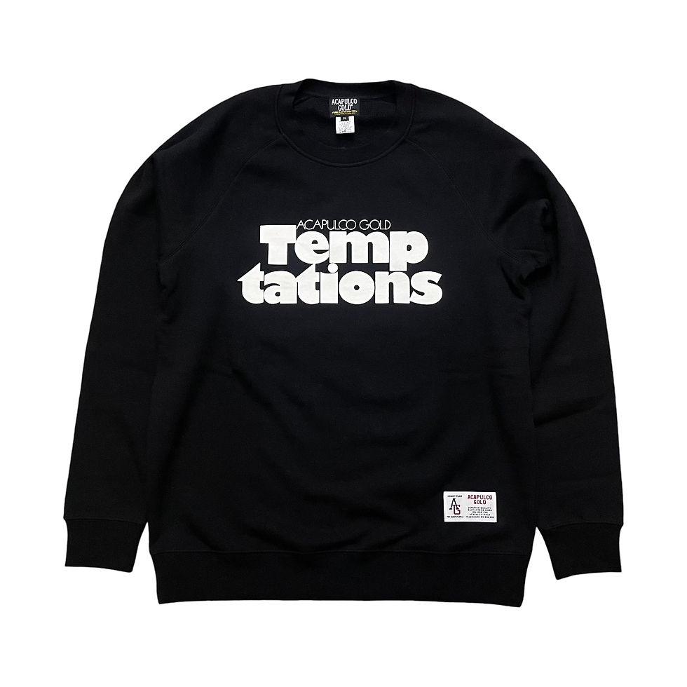 Acapulco Gold / TEMPTATIONS Raglan Sleeve Crew Sweat