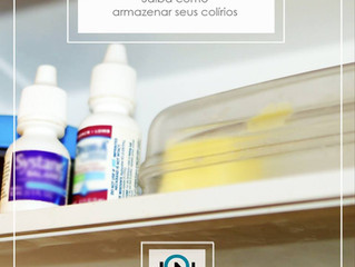 Como armazenar colírios ?
