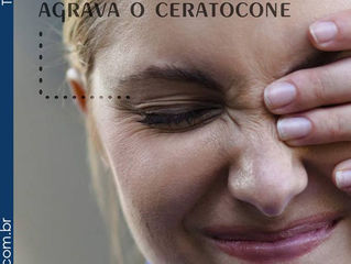 Alergia ocular agrava o ceratocone