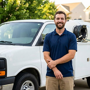 Professional pressure washing equipment used for safe exterior cleaning