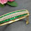 Thumbnail: Pre-loved Emerald & Diamond hinged Bangle