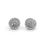 Thumbnail: 18ct White Gold Diamond Studs with Removable Diamond Surrounds