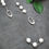 Thumbnail: Silver Oval & Freshwater Cultured Pearl on Chain