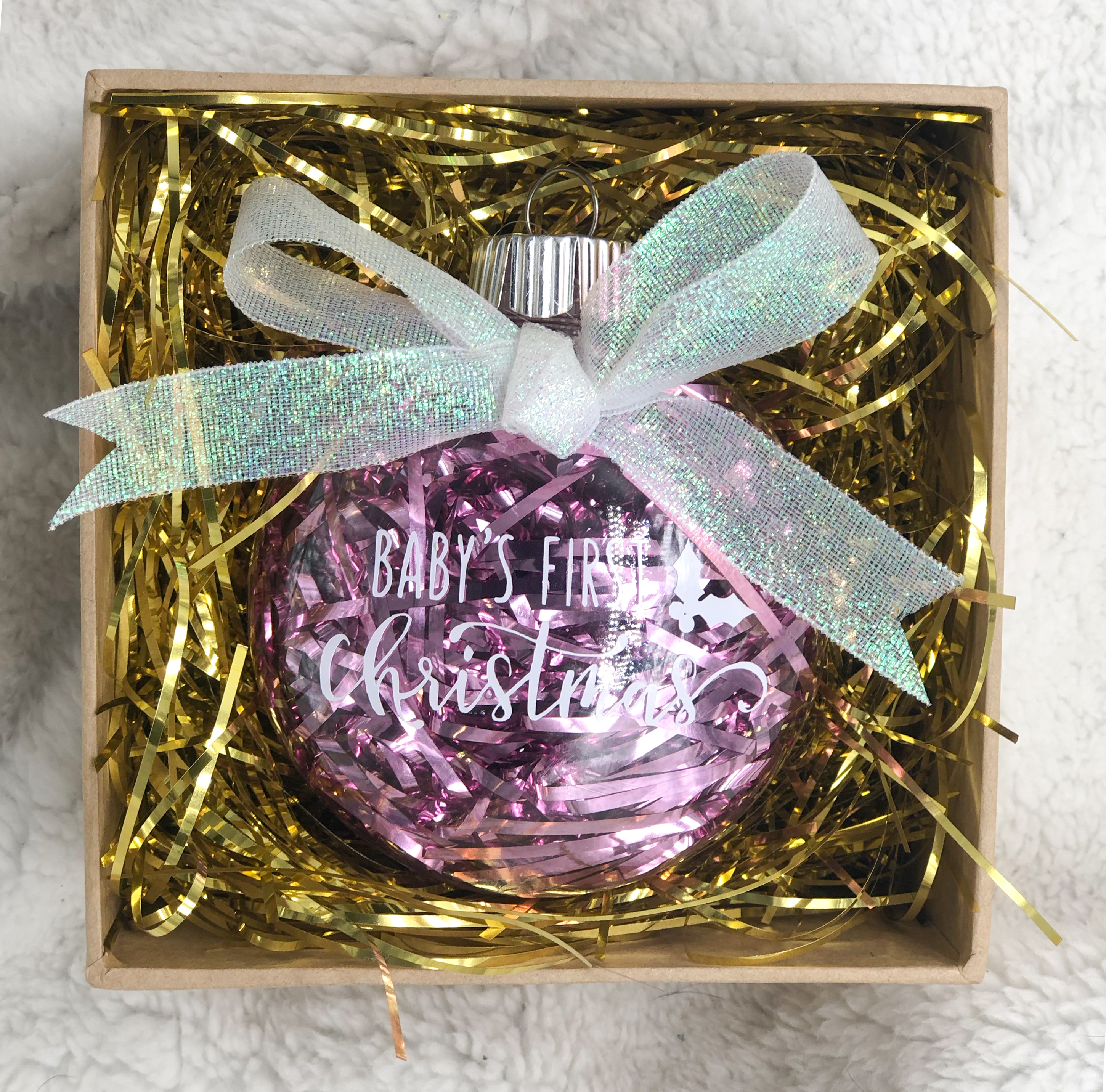 BABY'S FIRST CHRISTMAS Chritsmas Ornament