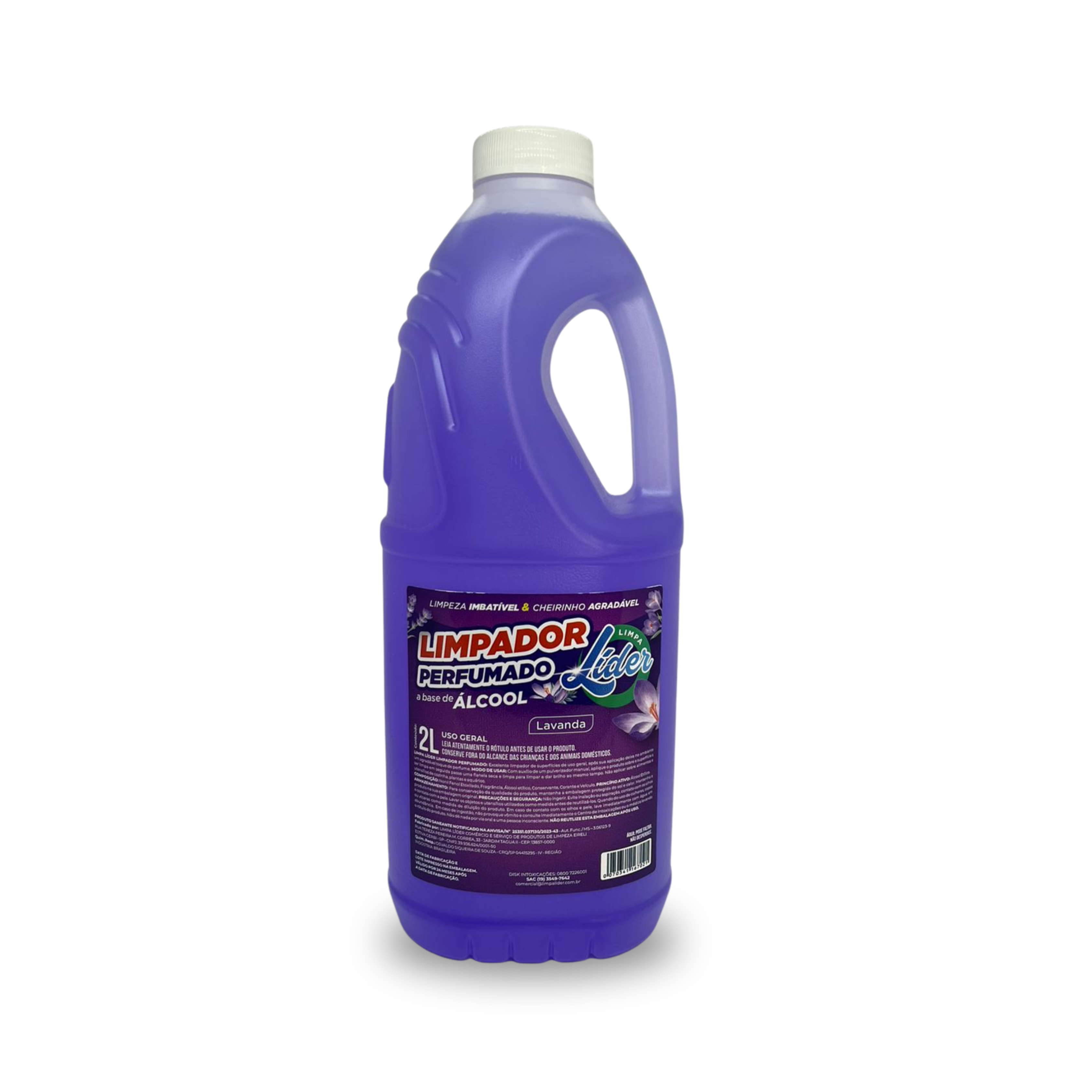 Limpador Perfumado à Base de Álcool Lavanda – 2L