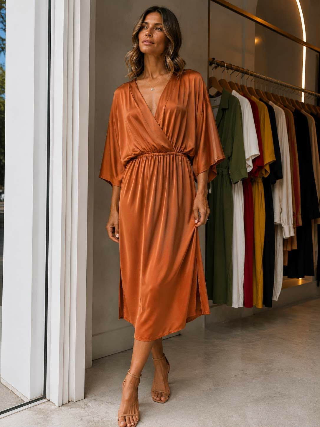 Amber Glow Dress ROEST