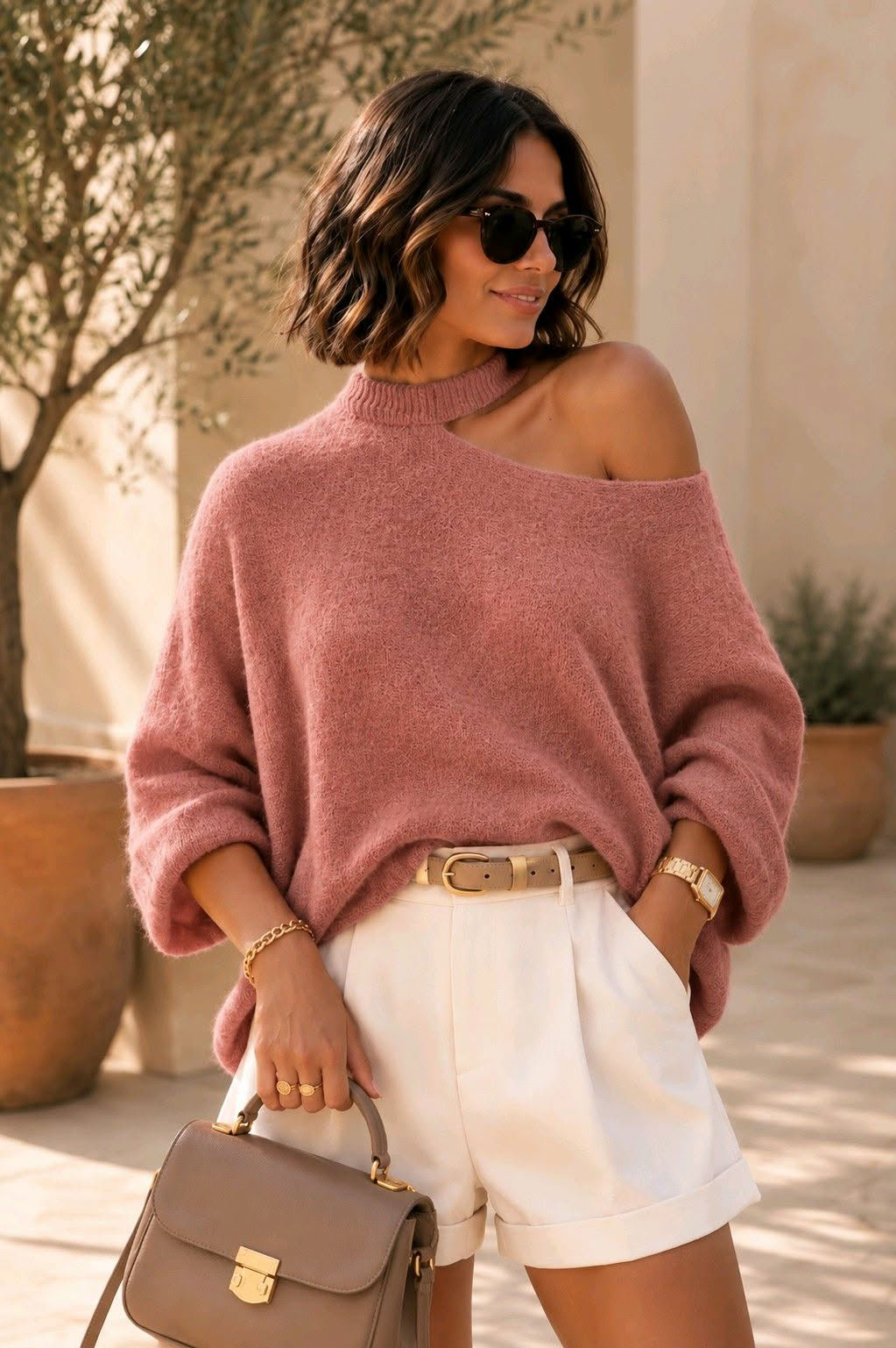 Louise Knit - Oudroze
