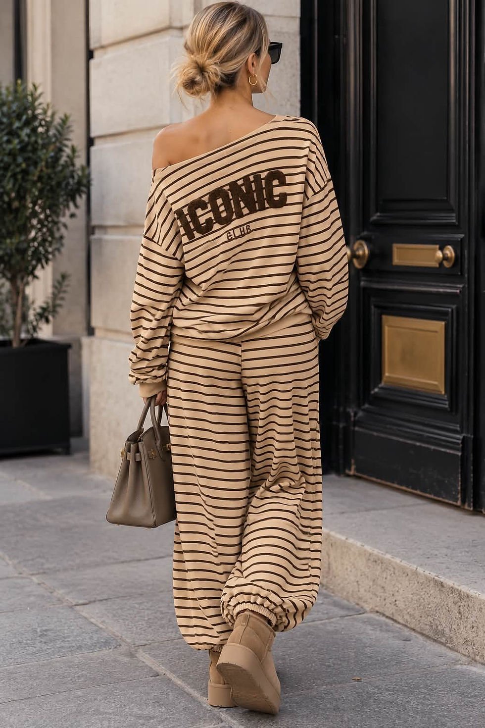 Thumbnail: Iconic Stripe Set - Camel/Brown 