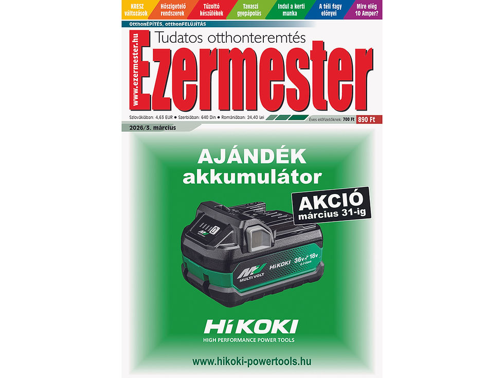 Ezermester 2026. márciusi lapszáma