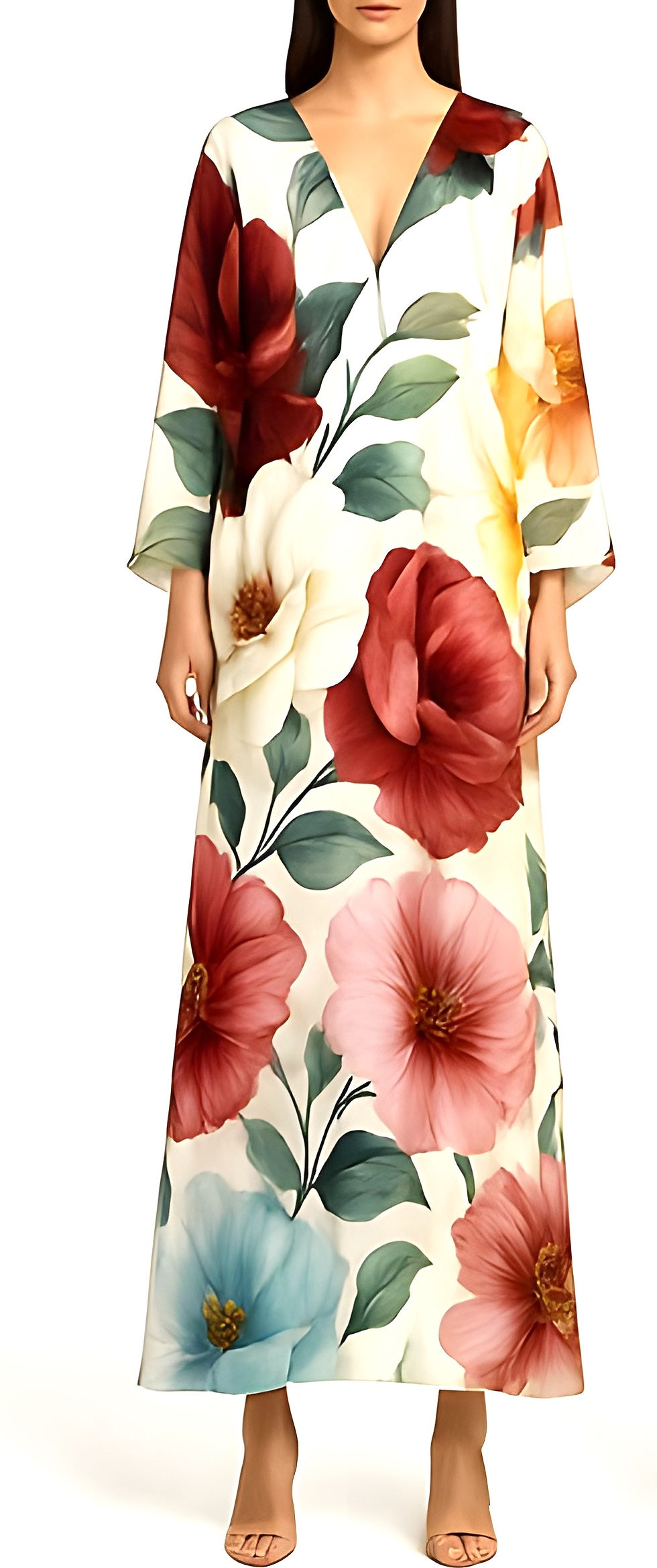 Signature Kaftan Victoria, Summer Bloom