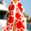 Thumbnail: Silk Kaftan Versatile Kimono. Victoria. Flamenco