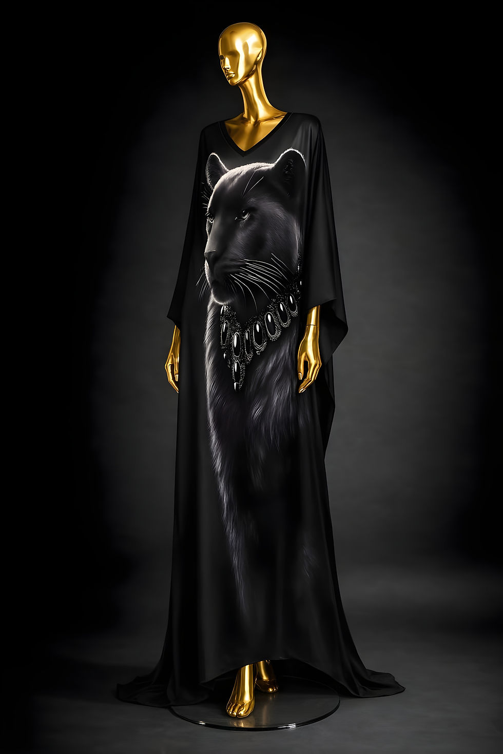 Thumbnail: Signature Kaftan Victoria. Black Diamond