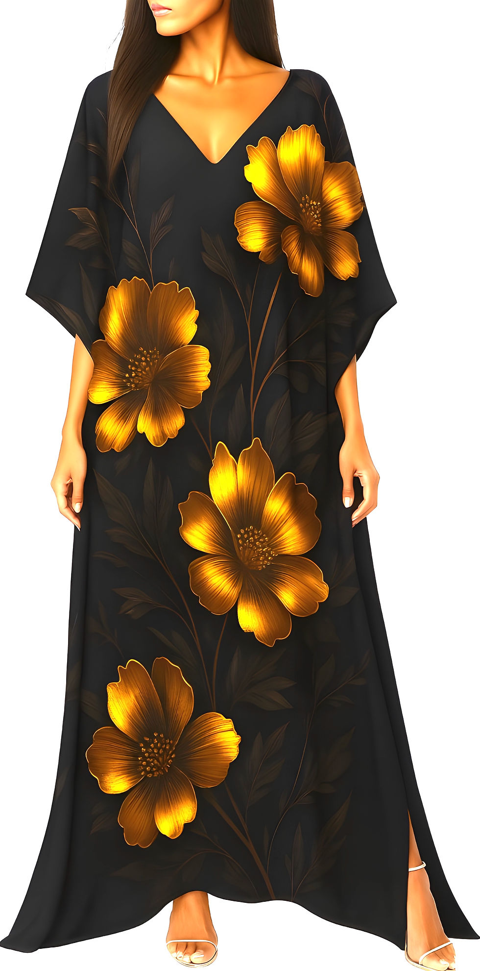 Signature kaftan Victoria. Golden Garden