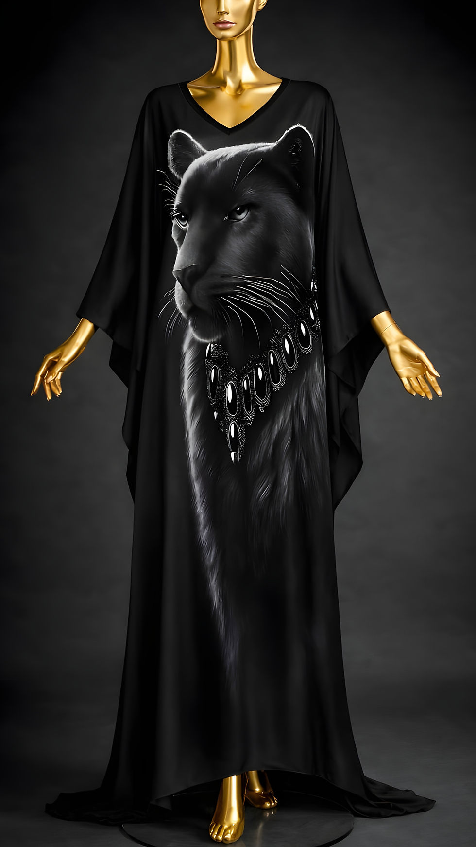 Thumbnail: Signature Kaftan Victoria. Black Diamond