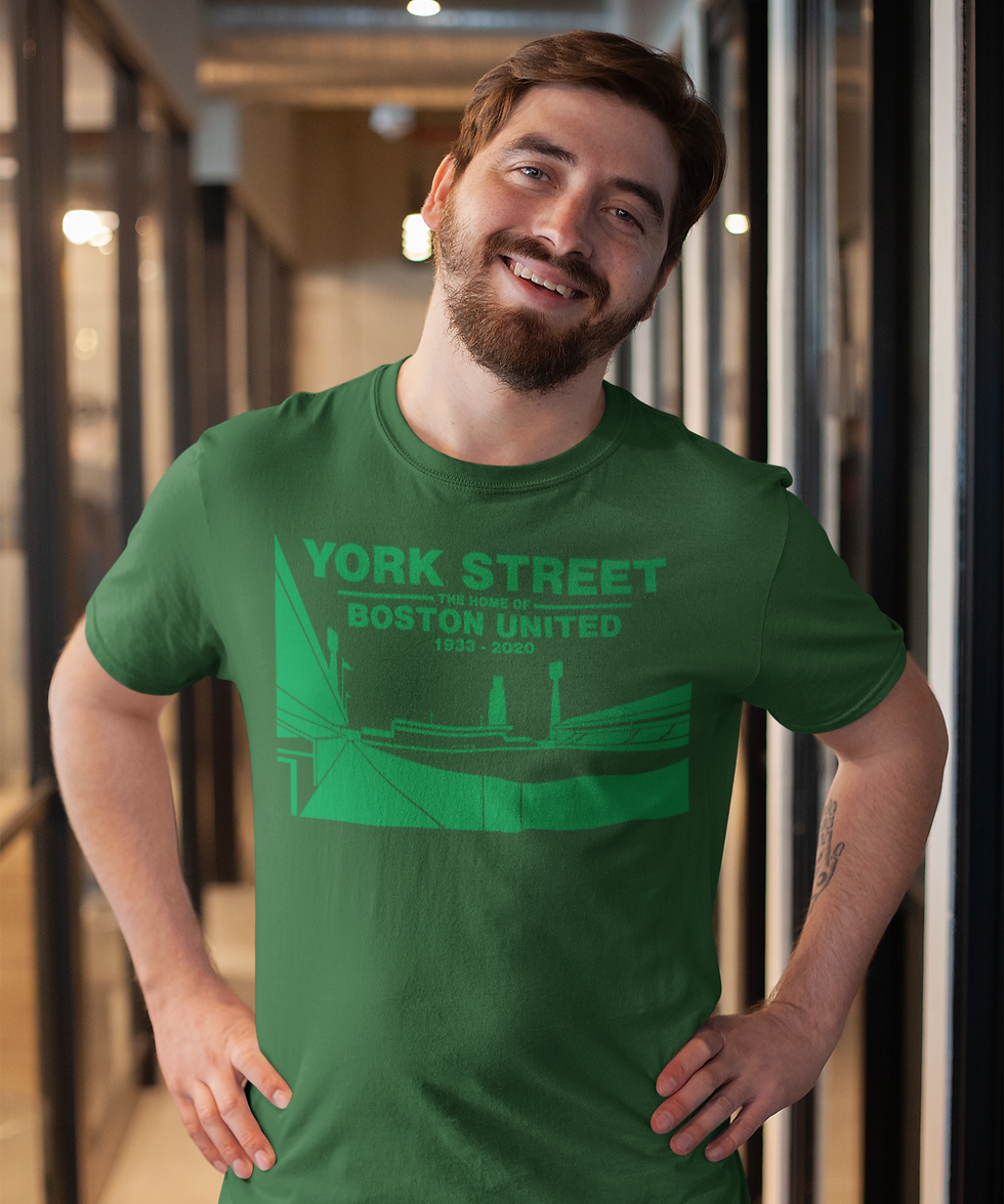 YORK STREET - McKENNA T-SHIRT - GREEN ON GREEN