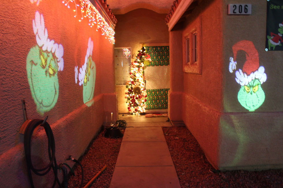 Christmas light install Southwest Las Vegas.