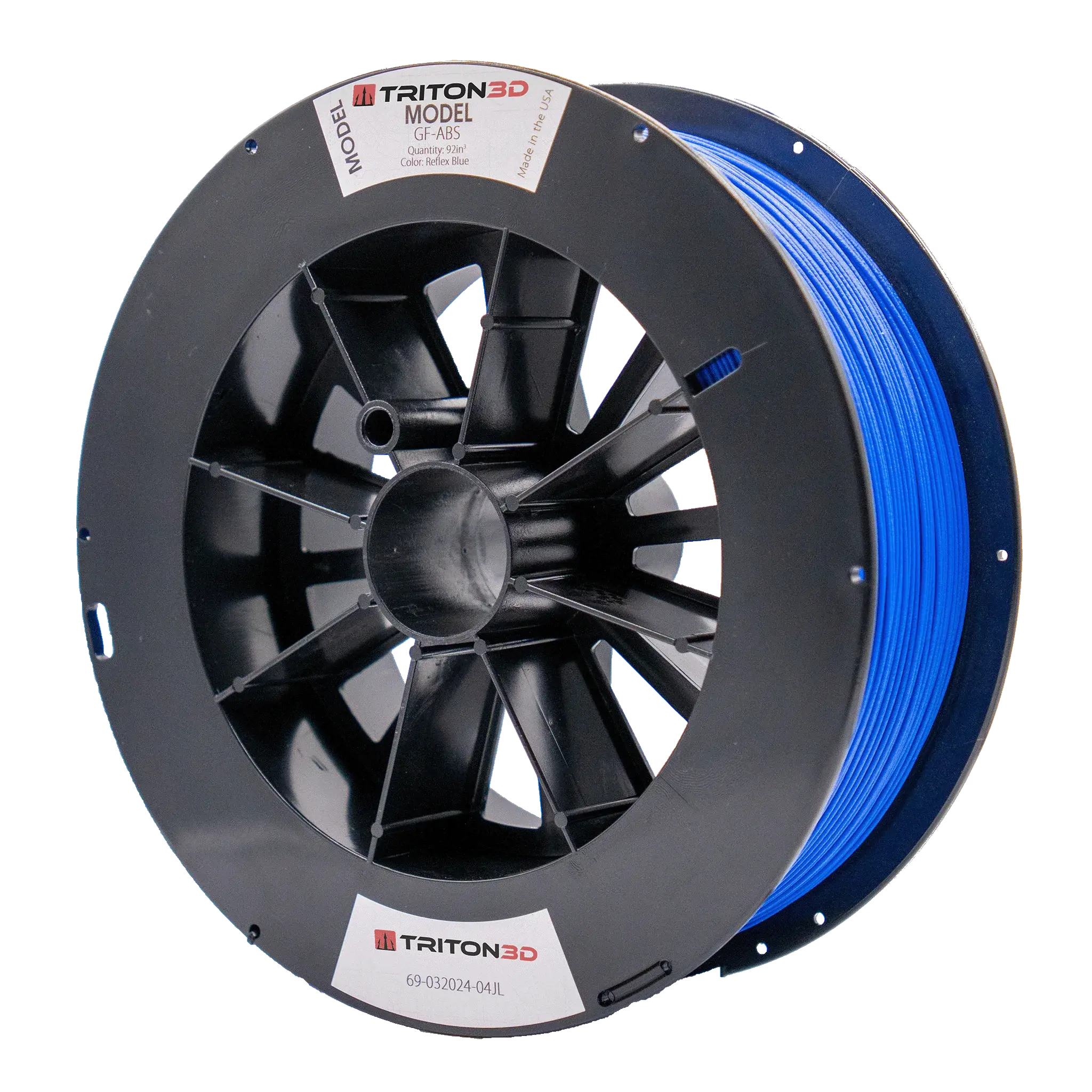 Rolo de filamento ABS+GF Triton azul