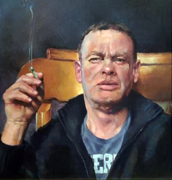 Darren by Stuart J Pearce portrait painter