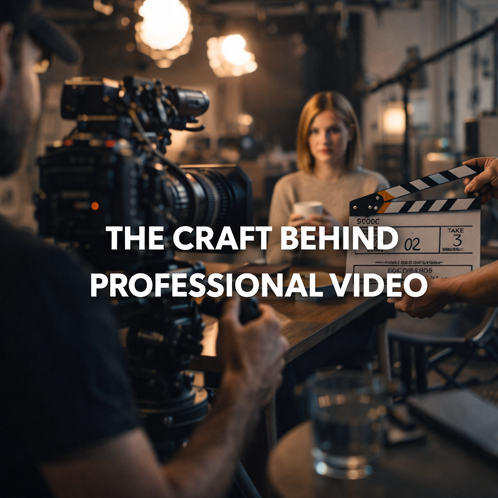 filmmaker operating cinema camera during professional video production shoot