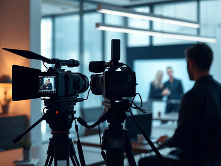 professional video production filming corporate interview in Phoenix