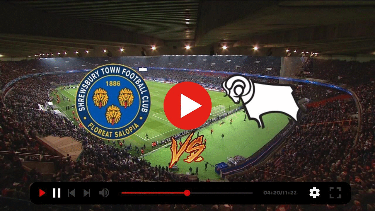 Today Shrewsbury vs. Derby County live 21 October 2023 Kaleido