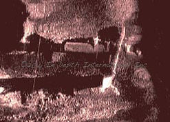 Sidescan sonar side scan image of B-29 bomber in Lake Mead Nevada underwater survey marine science technical diving In Depth Consulting
