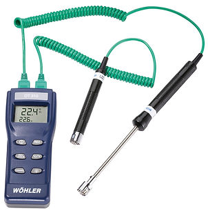 Termometro con sonde a contatto