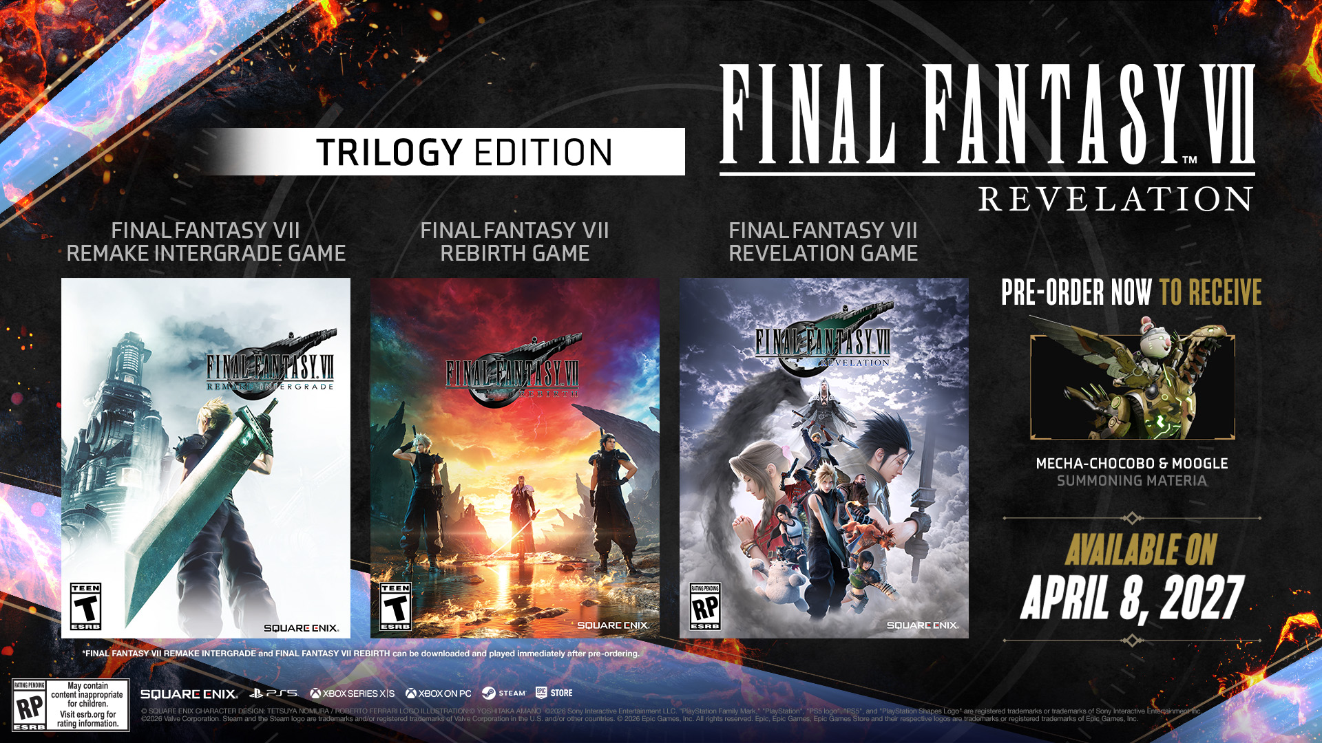 FFVII Revelation llega en abril 2027